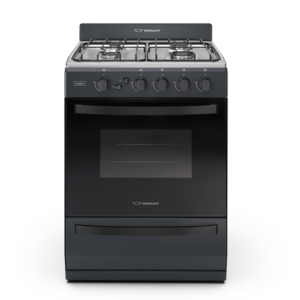 Cocina a gas LUMA NEGRA Ormay