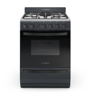 Cocina a gas TEMPO Negra Ormay